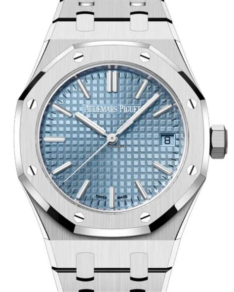 audemars piguet royal oak ice blue dial|ap royal oak retail price.